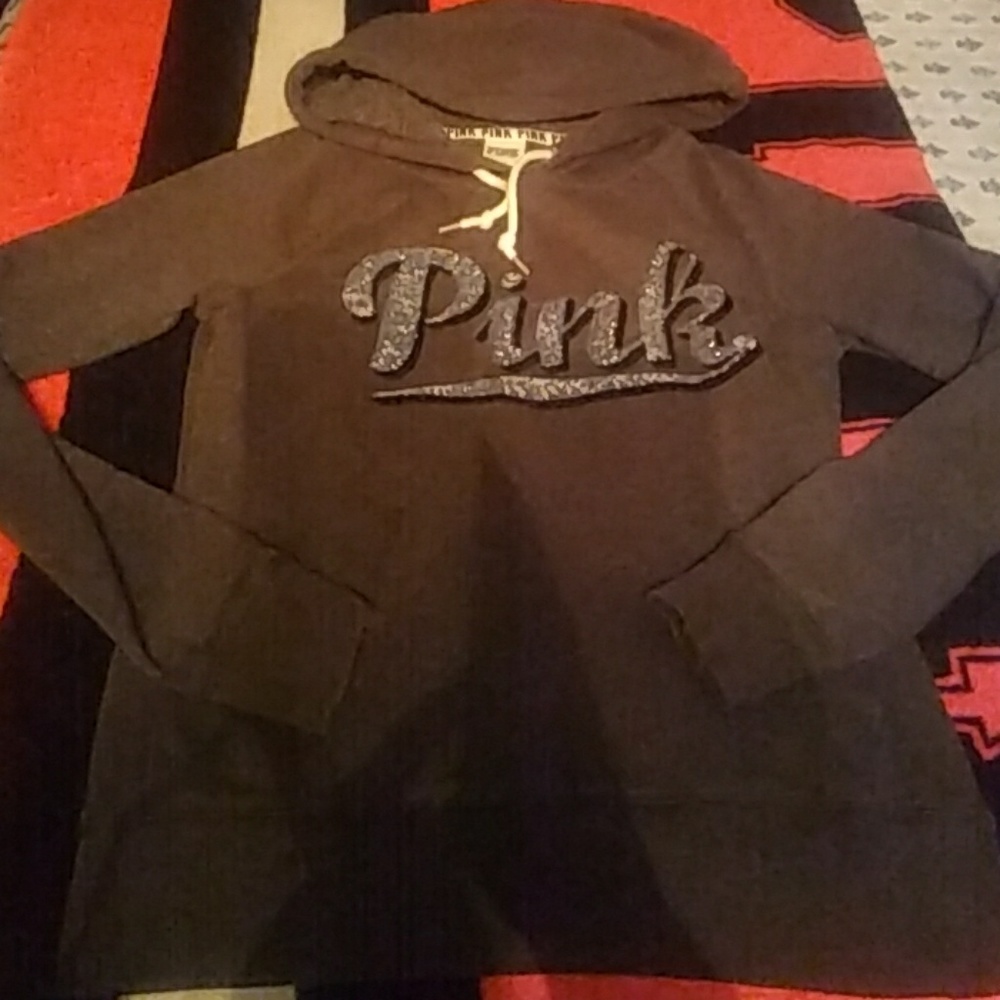 BNWOT pink bling hoodie HTF RARE